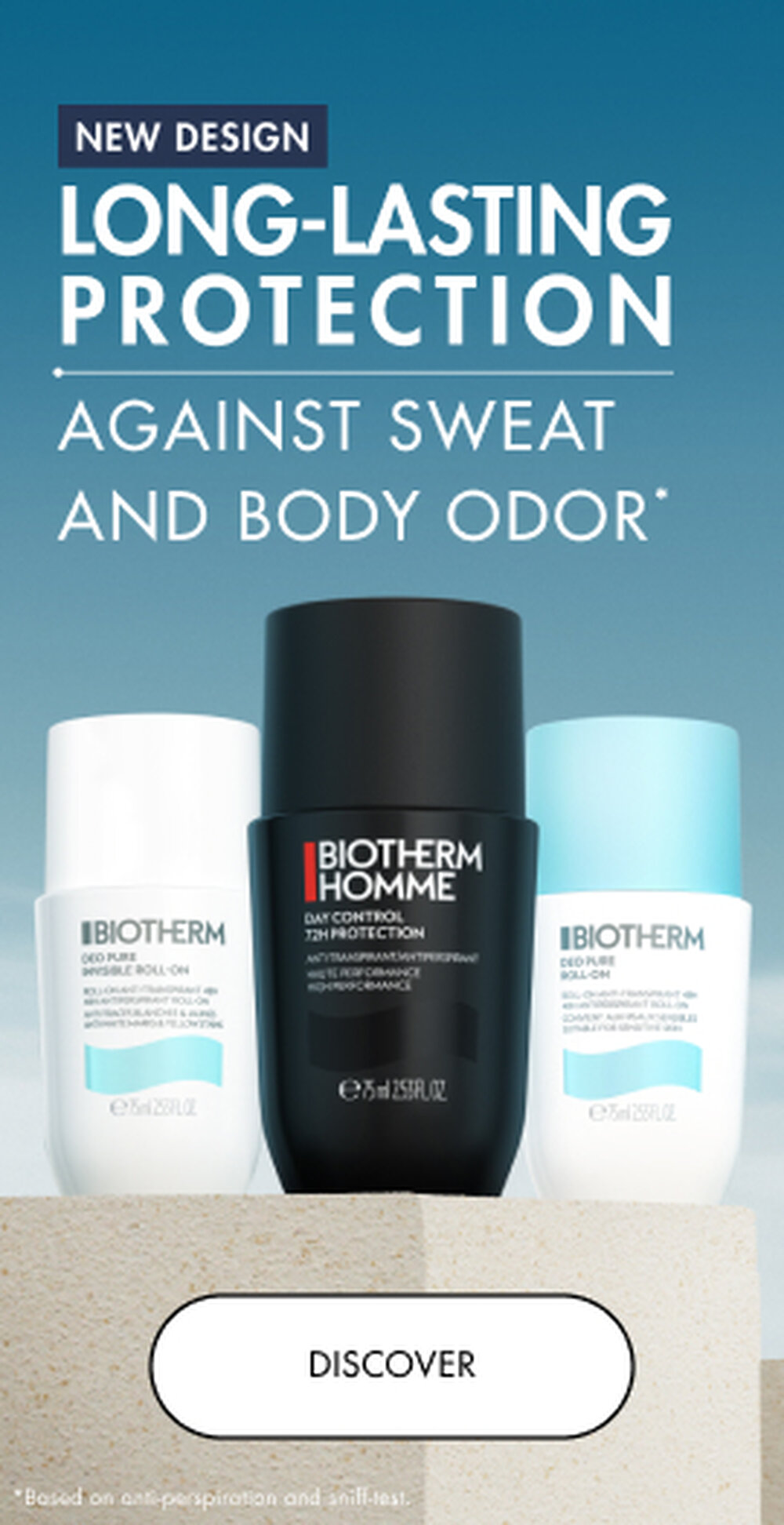 woman holding a phone showing the bioscan service