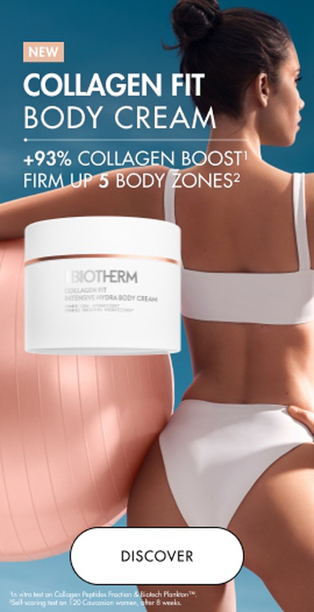 woman holding a phone showing the bioscan service