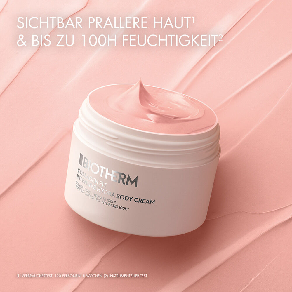 Creme im offenen Tiegel auf rosafarbenem Hintergrund. Text: "Ultra Facial Advance Barrier Cream".