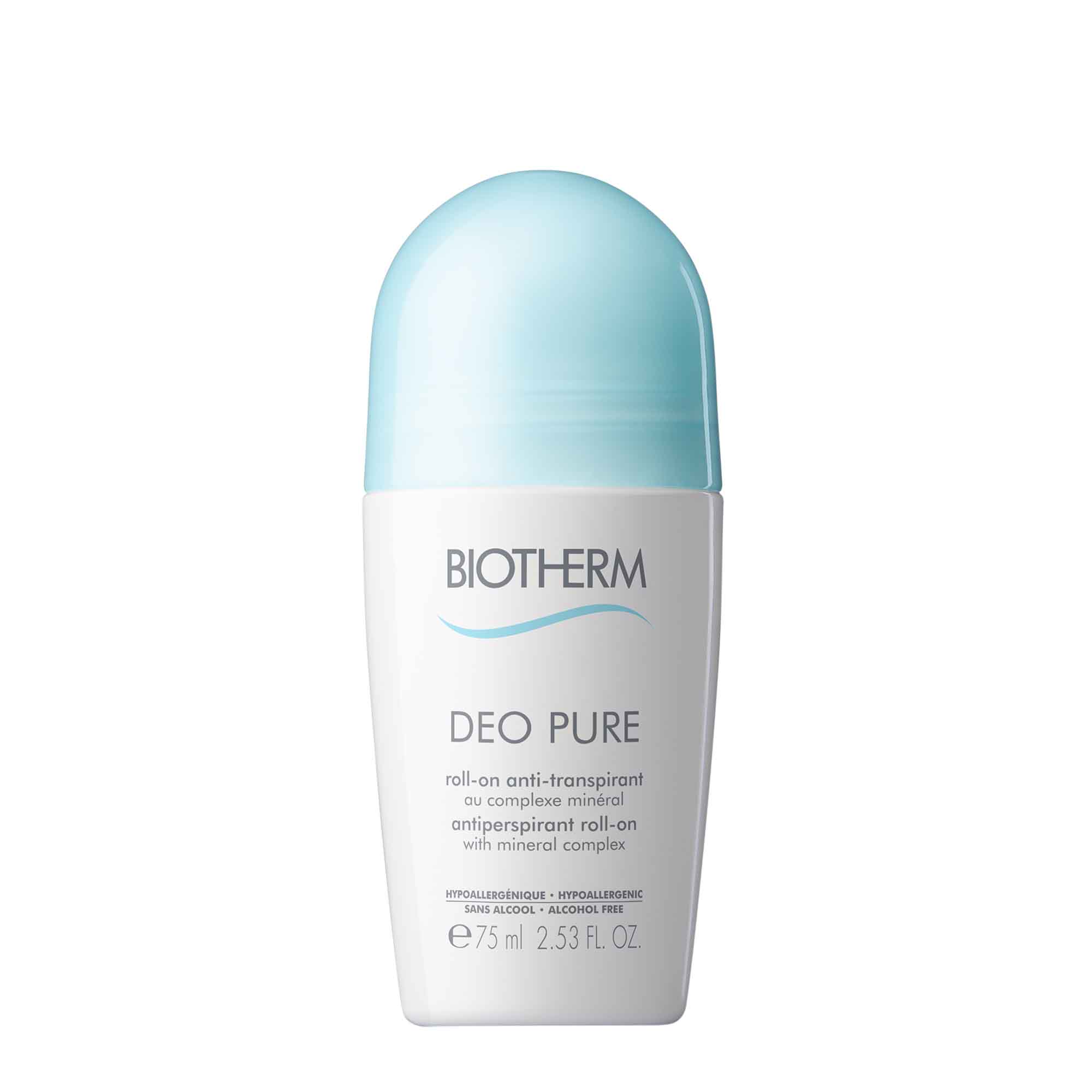 Pure Roll-On Long Lasting Antiperspirant in Gel for All Skin Type | Biotherm